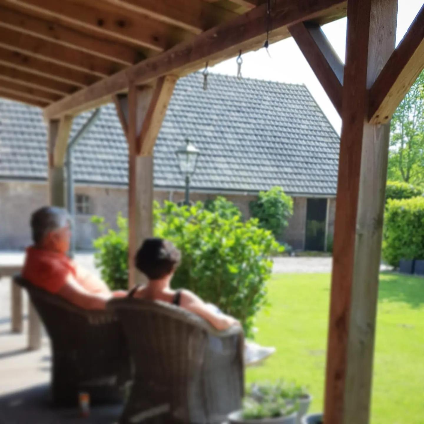 Bed And Breakfast 'Wij En De Zande' - Kamer Met Vide Kamperveen Luaran gambar