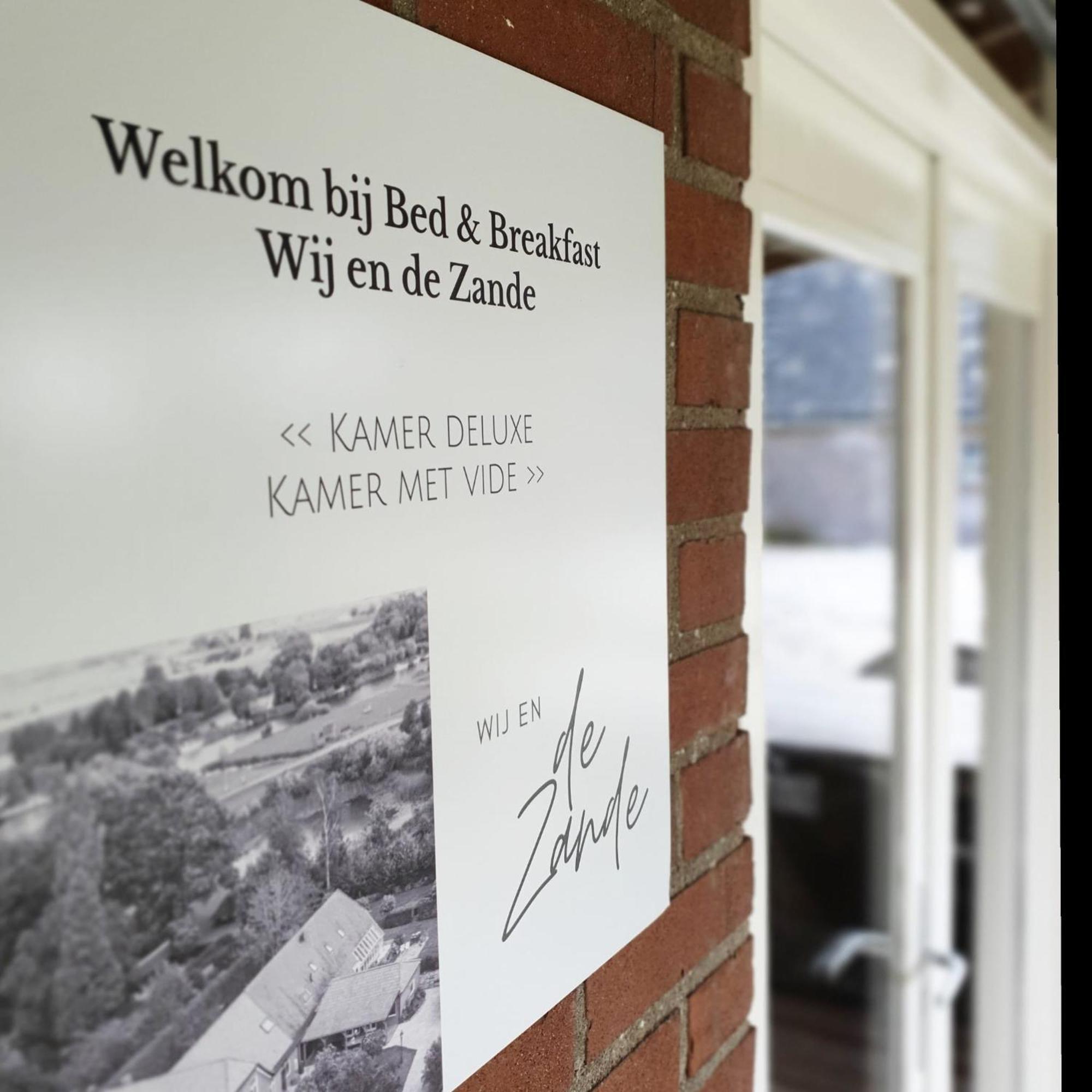 Bed And Breakfast 'Wij En De Zande' - Kamer Met Vide Kamperveen Luaran gambar